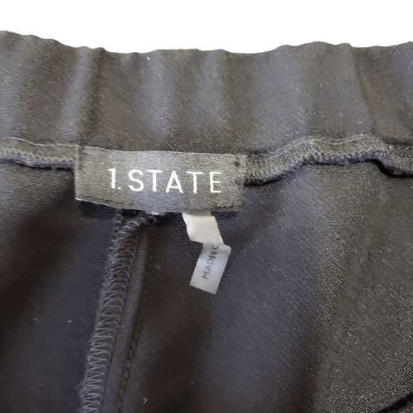 CT1449 1.State Black Pant with Ankle Split - Picture 4 of 5